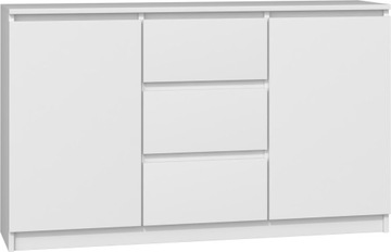 KOMODA VITEK 2 DRZWI 3 SZUFLADY 2D3S - BIAŁA