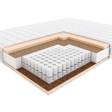 Materac 80x200 Pasodoble HILDING Velvet bardzo twardy sprężynowy