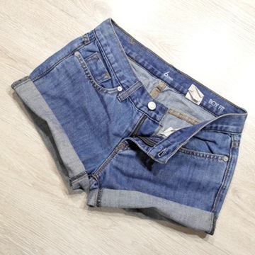 GAP _ MODNE JEANSOWE SPODENKI Z LOGO _ M/L