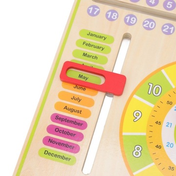 Все о сегодняшнем дне Доска Монтессори Игрушки для детей старше 3 лет Материал 60