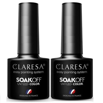 1+1 CLARESA LAKIER HYBRYDOWY 5ml UV/LED MIX KOLOR