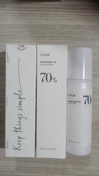 Anua Heartleaf 70% Daily Lotion Успокаивающая и увлажняющая эмульсия для лица 200 мл