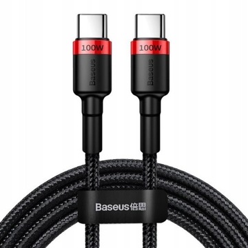 Kabel przewód USB-C do USB-C Baseus 2.0 100W 5A 2m