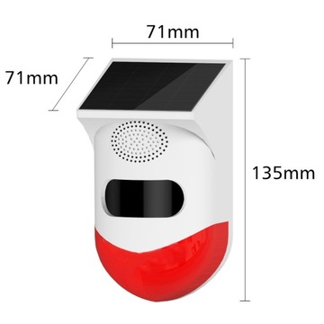 СОЛНЕЧНАЯ СИГНАЛИЗАЦИЯ WiFi СИРЕНА + ПУЛЬТ ДИСТАНЦИОННОГО УПРАВЛЕНИЯ + ПРИЛОЖЕНИЕ TUYA