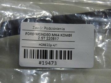 ВАКУУМНЫЙ КЛАПАН FORD MONDEO MK4 2.5 T 72819703