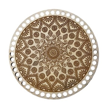 Baza spód dno do koszyka makrama mandala 30cm koło