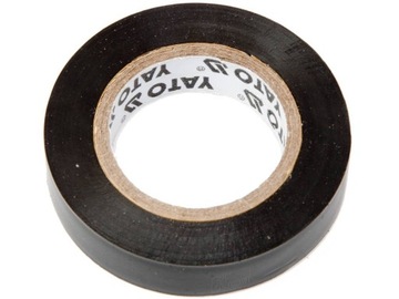 TASMA ELEKTROIZOLACYJNA 12MMX10M CZARNA YATO TAŚMA ELEKTROIZOLACYJNA 12MM