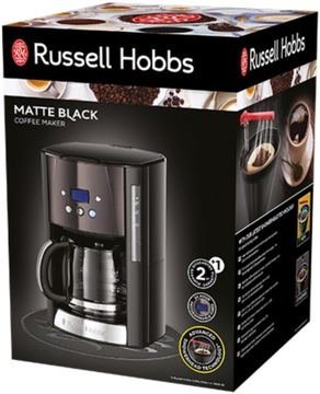 Ekspres przelewowy Russell Hobbs Matte Black 26160-56 12 filiżanek, timer