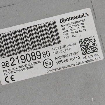 CITROEN C3 III НАВИГАЦИОННЫЙ КОМПЛЕКТ ПОЛНЫЙ