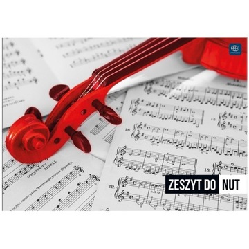 Zeszyt do nut A5, 16 kartek, miękka oprawa, Interd