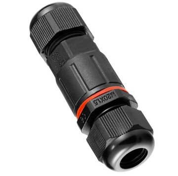 Złącze hermetyczne 3 pin IP68 3x1,5mm2 MUFA przelotowa kablowa wodoodporna