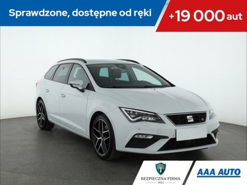 Seat Leon III ST Facelifting 2.0 EcoTSI 190KM 2019 Seat Leon 2.0 TSI, Salon Polska, DSG, Skóra