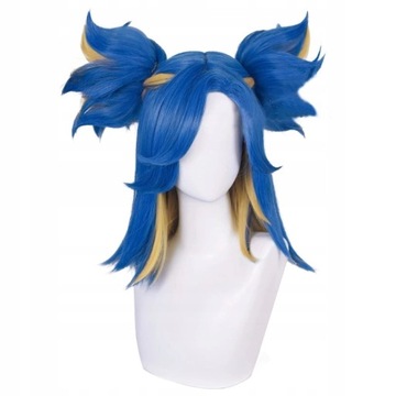 Gra Valorant Neon peruka do Cosplay krótka