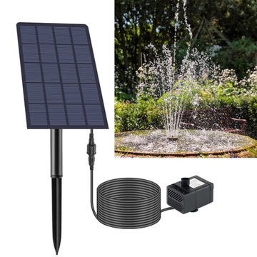 POMPA FONTANNOWA FONTANNA SOLARNA DO OCZKA OGRODOWA 2.5W