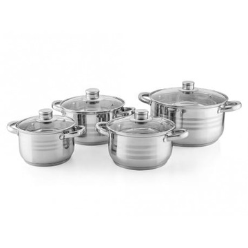 FLORINA Komplet garnków ANTER 8 elementów