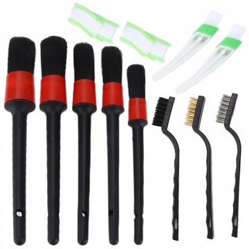 Набор кистей для детализации автомобиля, 12 шт.