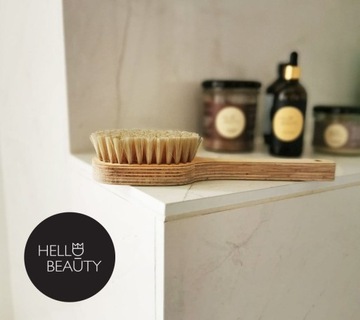 ЩЕТКА ДЛЯ ТЕЛА LULLALOVE СРЕДНЕЖЕСТКОЙ РУЧКОЙ