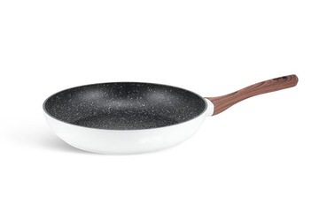 ZESTAW 15-CZĘŚCIOWY Z POWŁOKĄ MARMURKOWĄ LILLY BIĄŁY