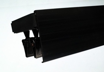 Комплект потолочных направляющих из ПВХ с двойной направляющей 550 см + КРЫШКА