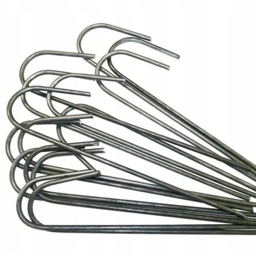 SZPILKI KOŁKI KOTWY DO AGROWŁÓKNINY METALOWE MOCNE