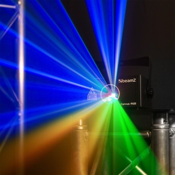 Профессиональный лазер для вечеринок Corvus RGB Beamz DMX