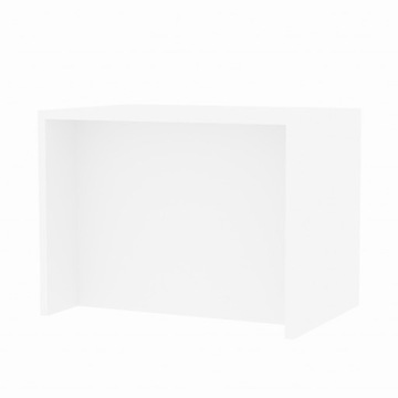 Biała wyspa kuchenna gotowa wyspa do kuchni 110x80 cm biały mat lada