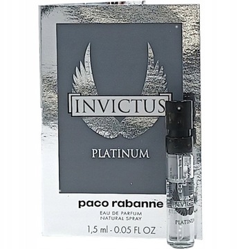 Paco Rabanne Invictus Platinum Eau De Parfum 1,5ml Próbka Perfum Atomizer