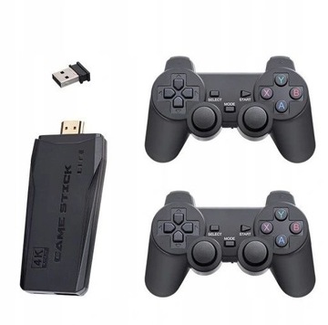Ретро HDMI ТВ-приставка, 2 беспроводные панели, эмулятор! Изображение 4К!