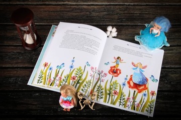 Книга сказок Подарок ребенку на крещение до года Персональный переплет