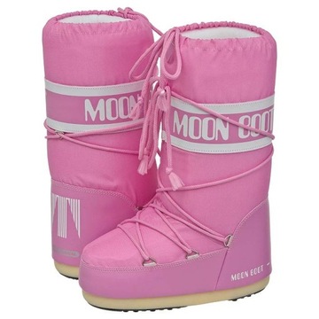 Buty Damskie Śniegowce Moon Boot Nylon Różowe