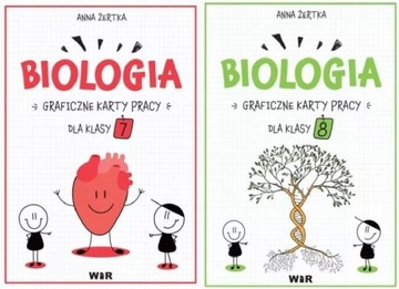 Biologia. Graficzne karty pracy dla klasy 7+8