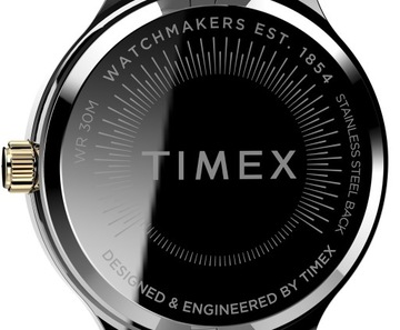 Zegarek damski srebrno-złoty na bransolecie TIMEX