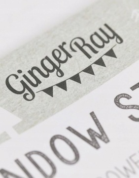 - Ginger Ray NAKLEJKI ŚNIEŻYNKI NA SZYBĘ ieg