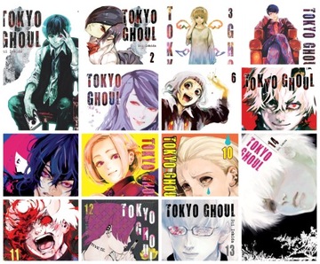 TOKYO GHOUL #1-14 - KOMPLET - MANGA - NOWY