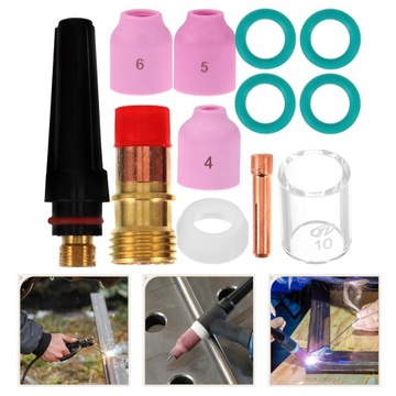 1 комплект принадлежностей для сварочной горелки Tig Wire Mesh