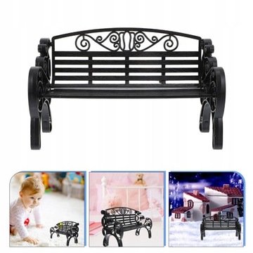 Мини-парковые скамейки, набор маленьких стульев, 2 шт.