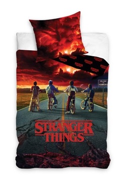 POŚCIEL bawełniana STRANGER THINGS 160x200 cm