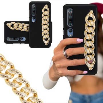 ETUI BLINK MAT do XIAOMI Mi 10 PRO Łańcuch Złoty