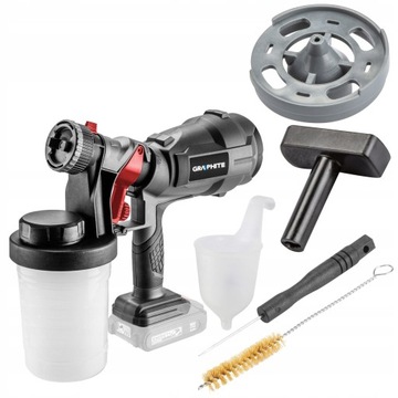 GRAPHITER PISTOLET NATRYSKOWY MALARSKI HVLP 18V