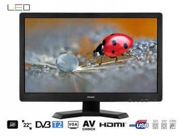 SMART Android FHD TV 22 дюйма Wi-Fi BT DVBT2 VGA HDMI USB 230 В 12 В 24 В