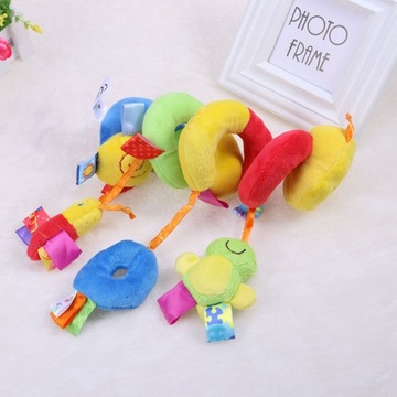 Игрушка для коляски и кроватки с колокольчиком.