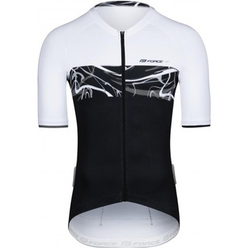 Force Jersey ART męski krótki czarno-biały M