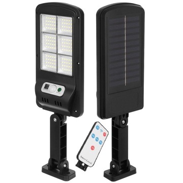 LAMPA ULICZNA LATARNIA SOLARNA LED PILOT CZUJNIK