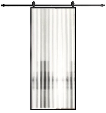 Drzwi Szklane Przesuwne System Loft 85 cm Flutez