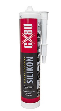 Silikon CX80 BEZBARWNY do 380°C 310ml
