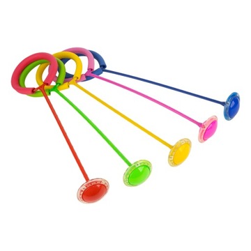 HULA-HOP SKAKANKA NA NOGĘ LED KÓŁKO SKIPPER DLA DZIECI 4 KOLORY