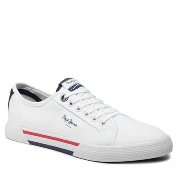 BUTY PEPE JEANS BRADY MEN BASIC PMS30816 800 5 TENISÓWKI MĘSKIE -31%