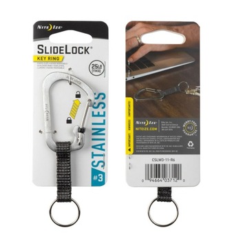 Karabinek do kluczy Nite Ize Slidelock Key Ring #3