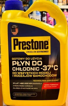 Płyn do chłodnic 4L PRESTONE -37C gotowy mieszalny