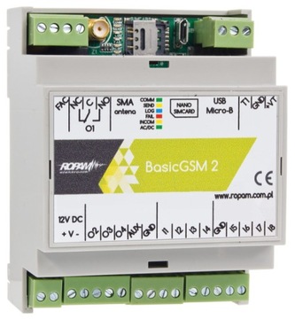 Модуль GSM оповещения и контроля BasicGSM-D4M 2